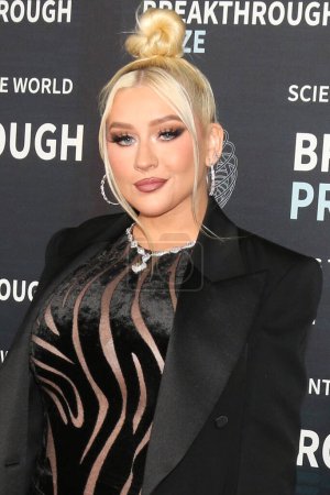 Photo for LOS ANGELES - APR 15:  Christina Aguilera at the 9th Breakthrough Prize Ceremony Arrivals at the Academy Museum of Motion Pictures on April 15, 2023 in Los Angeles, CA - Royalty Free Image
