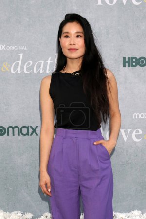 Photo for LOS ANGELES - APR 26:  Alicia Hannah-Kim at the Love & Death TV Series Premiere at the Directors Guild of America on April 26, 2023 in Los Angeles, CA - Royalty Free Image