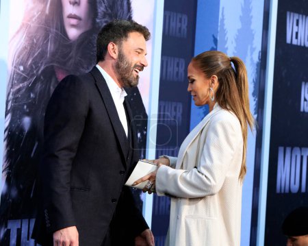Photo for LOS ANGELES - MAY 10:  Ben Affleck, Jennifer Lopez at The Mother Premiere at the Village Theater on May 10, 2023 in Westwood, CA - Royalty Free Image