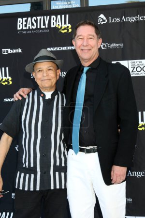 Photo for LOS ANGELES - JUN 3:  Ramone Munoz, Tom Jacobson at the 2023 Beastly Ball at the LA Zoo on June 3, 2023 in Los Angeles, CA - Royalty Free Image