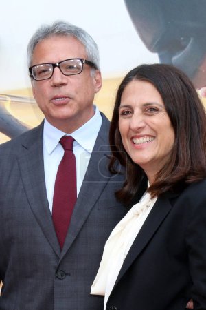Photo for LOS ANGELES - JUN 12:  Michael De Luca, Pam Abdy at The Flash Premiere at the Ovation Hollywood Courtyard on June 12, 2023 in Los Angeles, CA - Royalty Free Image