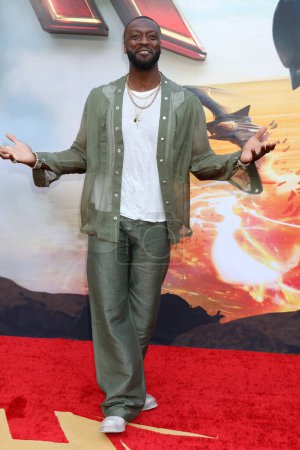 Photo for LOS ANGELES - JUN 12:  Aldis Hodge at The Flash Premiere at the Ovation Hollywood Courtyard on June 12, 2023 in Los Angeles, CA - Royalty Free Image