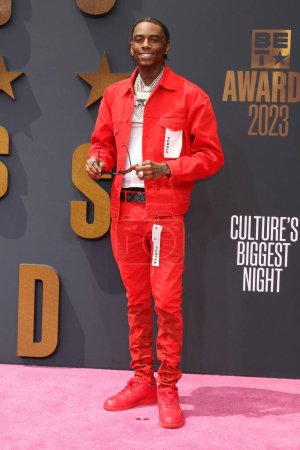 Photo for LOS ANGELES - JUN 25:  Soulja Boy at the 2023 BET Awards Arrivals at the Microsoft Theater on June 25, 2023 in Los Angeles, CA - Royalty Free Image