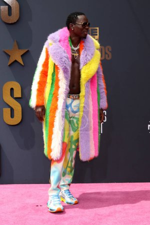 Photo for LOS ANGELES - JUN 25:  Michael Blackson at the 2023 BET Awards Arrivals at the Microsoft Theater on June 25, 2023 in Los Angeles, CA - Royalty Free Image