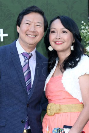 Photo for LOS ANGELES - JUN 28:  Ken Jeong, Tran Jeong at The After Party Season Two Premiere Screening at the Village Theater on June 28, 2023 in Westwood, CA - Royalty Free Image