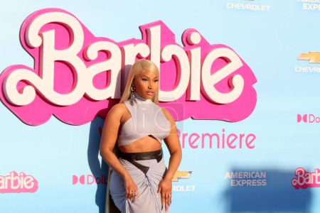 Foto de LOS ÁNGELES - JUL 9: Nicki Minaj en el Barbie World Premiere en el Santuario Auditorio el 9 de julio de 2023 en Los Ángeles, CA - Imagen libre de derechos