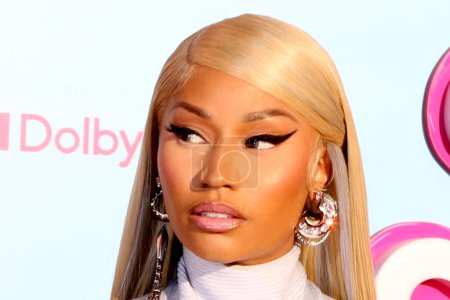 Téléchargez les photos : LOS ANGELES - 9 JUL : Nicki Minaj au Barbie World Premiere au Shrine Auditorium le 9 juillet 2023 à Los Angeles, CA - en image libre de droit