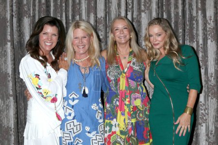 Photo for LOS ANGELES - AUG 6:  Kimberlin Brown, Alley Mills, Katherine Kelly Lang, Jennifer Gareis at The Bold and the Beautiful Fan Luncheon at the Burbank Marriott on August 6, 2023 in Burbank, CA - Royalty Free Image