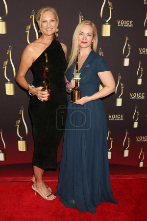 Photo for LOS ANGELES - DEC 9:  Nikki Zakocs, Stephanie Nemeth-Parker at the 10th Annual Society of Voice Arts and Sciences Voice Awards Gala Winners Circle at the Beverly Hilton Hotel on December 9, 2023 in Beverly Hills, CA - Royalty Free Image