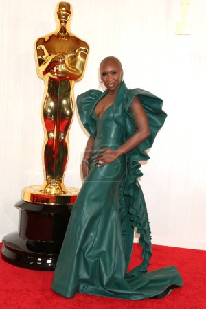 Photo for LOS ANGELES - MAR 10:  Cynthia Erivo  at the 96th Academy Awards Arrivals at the Dolby Theater on March 10, 2024 in Los Angeles, CA - Royalty Free Image