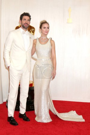 Photo for LOS ANGELES - MAR 10:  John Krasinski, Emily Blunt at the 96th Academy Awards Arrivals at the Dolby Theater on March 10, 2024 in Los Angeles, CA - Royalty Free Image