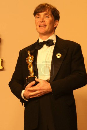 Téléchargez les photos : LOS ANGELES - MAR 10 : Cillian Murphy à la 96e salle de presse des Oscars au Dolby Theater le 10 mars 2024 à Los Angeles, CA - en image libre de droit