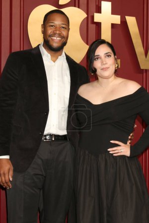 Photo for LOS ANGELES - JAN 15:  Luke Tennie, Maria Tennie at the 2024 AppleTV Post Emmy Party at the Mother Wolf  on January 15, 2024 in Los Angeles, CA - Royalty Free Image