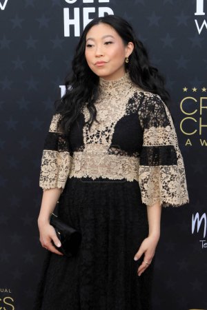 Photo for LOS ANGELES - JAN 14:  Awkwafina at the 29th Annual Critics Choice Awards - Arrivals at the Barker Hanger on January 14, 2024 in Santa Monica, CA - Royalty Free Image