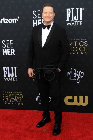 Photo for LOS ANGELES - JAN 14:  Brendan Fraser at the 29th Annual Critics Choice Awards - Arrivals at the Barker Hanger on January 14, 2024 in Santa Monica, CA - Royalty Free Image
