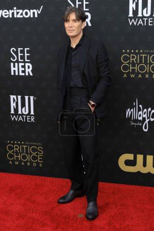 Photo for LOS ANGELES - JAN 14:  Cillian Murphy at the 29th Annual Critics Choice Awards - Arrivals at the Barker Hanger on January 14, 2024 in Santa Monica, CA - Royalty Free Image