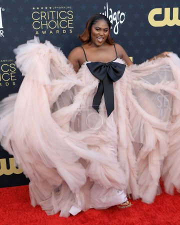 Photo for LOS ANGELES - JAN 14:  Danielle Brooks at the 29th Annual Critics Choice Awards - Arrivals at the Barker Hanger on January 14, 2024 in Santa Monica, CA - Royalty Free Image