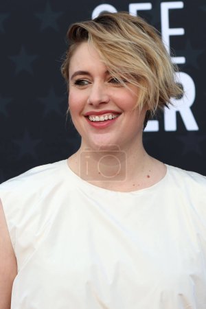 Photo for LOS ANGELES - JAN 14:  Greta Gerwig at the 29th Annual Critics Choice Awards - Arrivals at the Barker Hanger on January 14, 2024 in Santa Monica, CA - Royalty Free Image