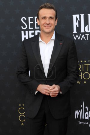 Photo for LOS ANGELES - JAN 14:  Jason Segel at the 29th Annual Critics Choice Awards - Arrivals at the Barker Hanger on January 14, 2024 in Santa Monica, CA - Royalty Free Image