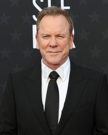 Photo for LOS ANGELES - JAN 14:  Kiefer Sutherland at the 29th Annual Critics Choice Awards - Arrivals at the Barker Hanger on January 14, 2024 in Santa Monica, CA - Royalty Free Image