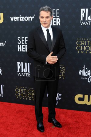 Photo for LOS ANGELES - JAN 14:  Rufus Sewell at the 29th Annual Critics Choice Awards - Arrivals at the Barker Hanger on January 14, 2024 in Santa Monica, CA - Royalty Free Image