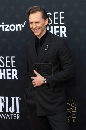 Photo for LOS ANGELES - JAN 14:  Tom Hiddleston at the 29th Annual Critics Choice Awards - Arrivals at the Barker Hanger on January 14, 2024 in Santa Monica, C - Royalty Free Image