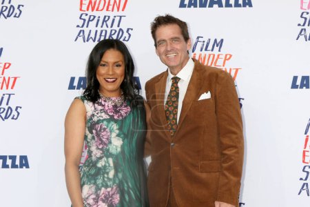 Photo for LOS ANGELES - FEB 25:  Brenda Robinson, Josh Welsh at the 2024 Film Independent Spirit Awards on the Beach on February 25, 2024 in Santa Monica, CA - Royalty Free Image