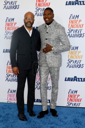 Photo for LOS ANGELES - FEB 25:  Jeffrey Wright, Colman Domingo at the 2024 Film Independent Spirit Awards on the Beach on February 25, 2024 in Santa Monica, CA - Royalty Free Image