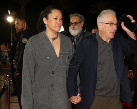 Photo for LOS ANGELES - JAN 4:  Robert De Niro, Tiffany Chen at the 2024 Palm Springs International Film Festival Gala Arrivals at the Palm Springs Convention Center on January 4, 2024 in Palm Springs, CA - Royalty Free Image