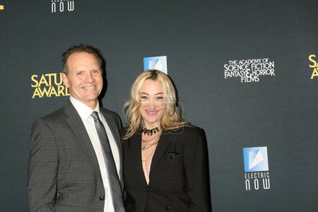 Photo for LOS ANGELES - FEB 4:  Michael Biehn, Jennifer Blanc-Biehn at the 2024 Saturn Awards at the Burbank Convention Center on February 4, 2024 in Burbank, CA - Royalty Free Image