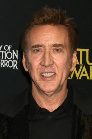 Photo for LOS ANGELES - FEB 4:  Nicolas Cage at the 2024 Saturn Awards at the Burbank Convention Center on February 4, 2024 in Burbank, CA - Royalty Free Image