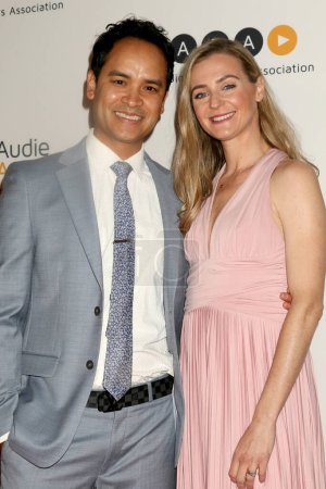 Photo for LOS ANGELES - MAR 4:  Ramon de Ocampo, Lauren Irwin at the Audie Awards at the Avalon Hollywood on March 4, 2024 in Los Angeles, CA - Royalty Free Image