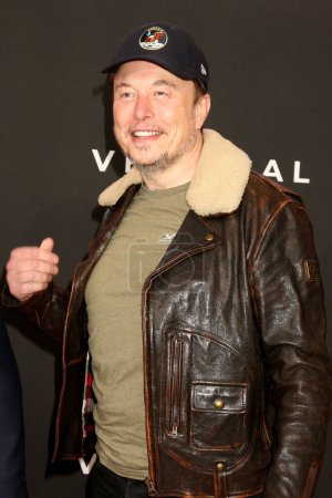 Téléchargez les photos : LOS ANGELES - 3 FÉVRIER : Elon Musk à la projection VIP spéciale "Lola" au théâtre Bruin le 3 février 2024 à Westwood, CA - en image libre de droit