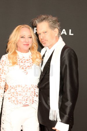 Photo for LOS ANGELES - FEB 3:  Virginia Madsen, Nick Holmes at the "Lola" Special VIP Screening at the Bruin Theater on February 3, 2024 in Westwood, CA - Royalty Free Image