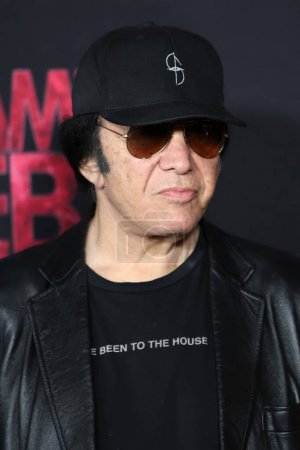 Photo for LOS ANGELES - FEB 12:  Gene Simmons at the Madame Web Premiere at the Village Theater on February 12, 2024 in Westwood, CA - Royalty Free Image