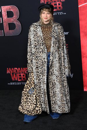Photo for LOS ANGELES - FEB 12:  Sofia Reyes at the Madame Web Premiere at the Village Theater on February 12, 2024 in Westwood, CA - Royalty Free Image