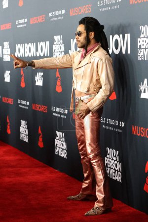 Photo for LOS ANGELES - FEB 2:  Lenny Kravitz at the 2024 MusiCares Person of the Year Honoring Jon Bon Jovi at the Convention Center on February 2, 2024 in Los Angeles, CA - Royalty Free Image