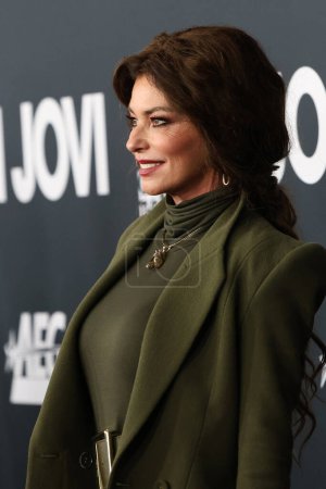 Téléchargez les photos : LOS ANGELES - 2 février : Shania Twain au MusiCares Person of the Year 2024 honorant Jon Bon Jovi au Convention Center le 2 février 2024 à Los Angeles, CA - en image libre de droit