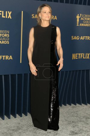Foto de LOS ÁNGELES - 25 DE FEB: Jodie Foster en el 30º Screen Actors Guild Awards en el Shrine Auditorium el 25 de febrero de 2024 en Los Ángeles, CA - Imagen libre de derechos