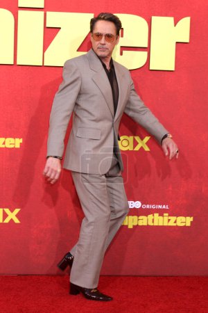 Photo for LOS ANGELES - APRIL 9: actor Robert Downey Jr at the The Sympathizer HBO Premiere Screening at the Paramount Theater on April 9, 2024 in Los Angeles, CA - Royalty Free Image
