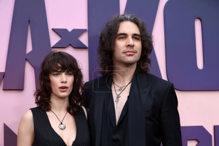 Photo for LOS ANGELES - MARCH 24: model Keltie Straith, writer Nick Simmons at the "Godzilla x Kong: The New Empire" World Premiere at the TCL Chinese Theater IMAX on March 24, 2024 in Los Angeles, CA - Royalty Free Image