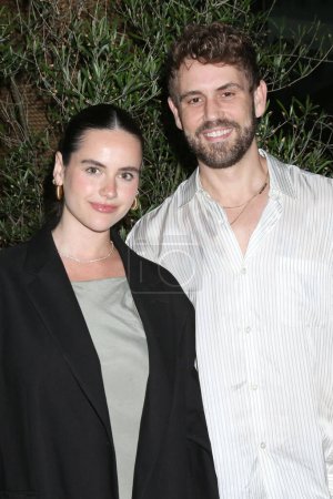 Photo for LOS ANGELES, USA - APRIL 10:  Natalie Joy, Nick Viall at the Going Home with Tyler Cameron Kickoff Party at the 1 Hotel on April 10, 2024 in West Hollywood, CA - Royalty Free Image