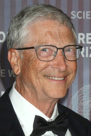 Photo for LOS ANGELES, USA - APRIL 13:  Bill Gates at the 10th Annual Breakthrough Prize Ceremony at the Academy Museum of Motion Pictures on April 13, 2024 in Los Angeles, CA - Royalty Free Image