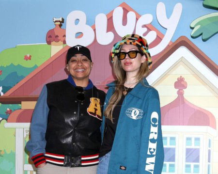 Photo for LOS ANGELES, USA - APRIL 13:  Raven-Symone, Miranda Maday at the Bluey "The Sign" Movie Premiere at the Disney Studios on April 13, 2024 in Burbank, CA - Royalty Free Image