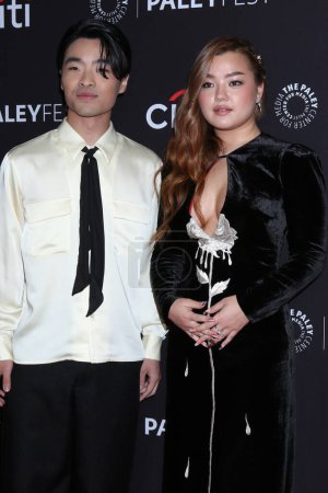 Photo for LOS ANGELES, USA - APRIL 14:  Dallas James Liu, Elizabeth Yu at PaleyFEST 2024 - Avatar:  The Last Airbender at the Dolby Theater on April 14, 2024 in Los Angeles, CA - Royalty Free Image