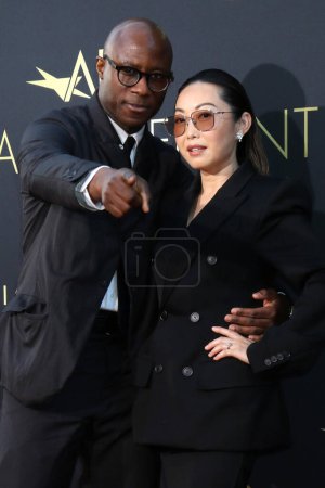 Photo for LOS ANGELES, USA - APRIL 27:  Barry Jenkins, Lulu Wang at the AFI Lifetime Achievement Awards IHO Nicole Kidman at the Dolby Theater on April 27, 2024 in Los Angeles, CA - Royalty Free Image