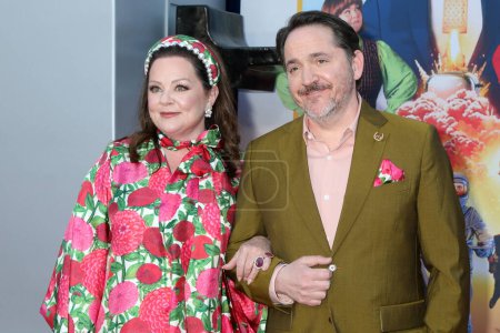 Photo for LOS ANGELES, USA - APRIL 30:  Melissa McCarthy, Ben Falcone at the Unfrosted Premiere at the Egyptian Theater on April 30, 2024 in Los Angeles, CA - Royalty Free Image