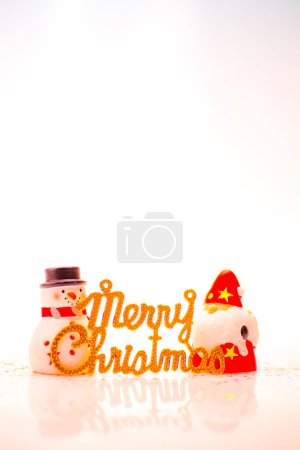 Photo for Shoot multiple Christmas ornaments and illuminations - Royalty Free Image