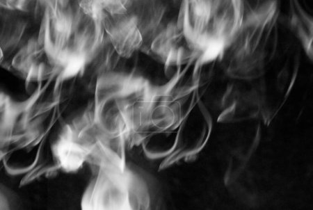 Photo for Steam and smoke overlay material can be used in layers - Royalty Free Image