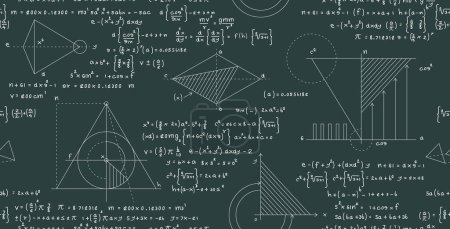 Numerische Formeln zur Berechnung der Fläche von Dreiecken und Kreisen.